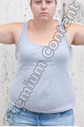 Upper Body Woman White Casual Average Top